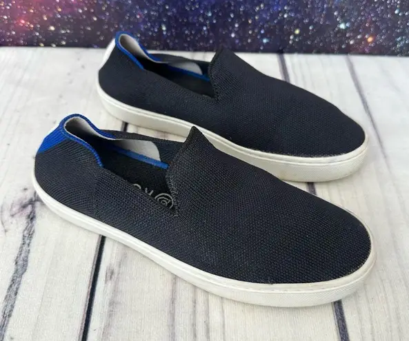 Rothy's The Original Women's The City Flat Sneaker Loafer 6.5 Black Casual Shoes