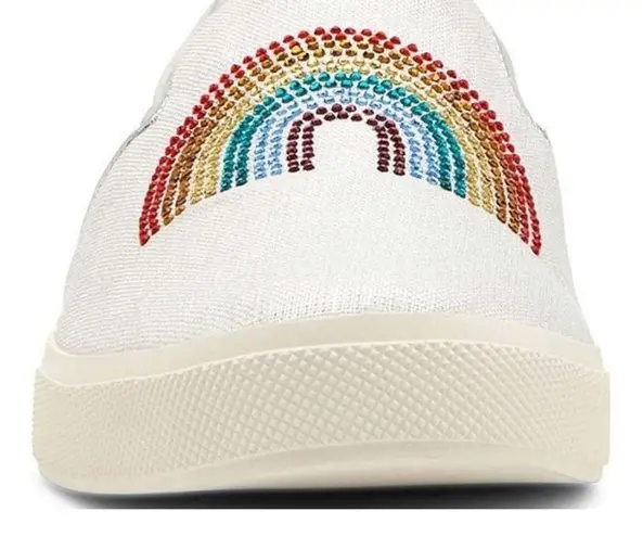 The Kerry Canvas Rainbow Applique Slip
