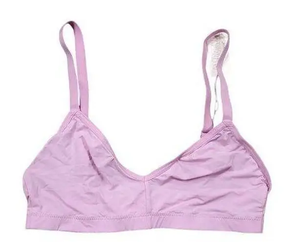 Aerie  Light Pink Smoothez Microfiber Triangle Bralette Lounge Bra Size Small