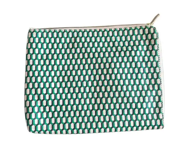 Mark & Graham HONEYCOMB COMMUTE CLUTCH Green - Image 3