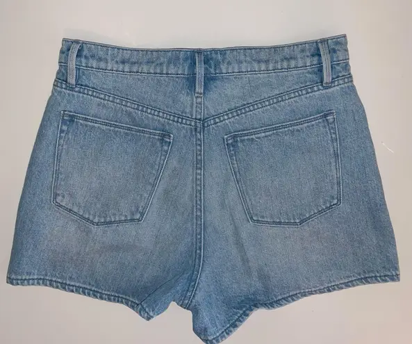 Juicy Couture Denim High Rise Rhinestone Jean Shorts Size 28