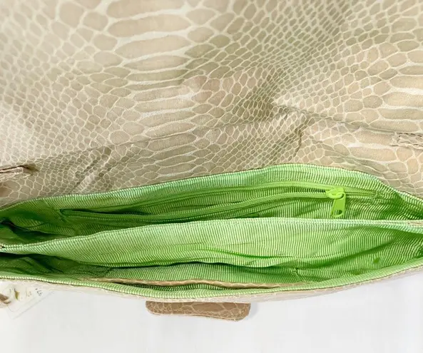 Samoe Bowtie Snakeskin Looking Clutch / Crossbody