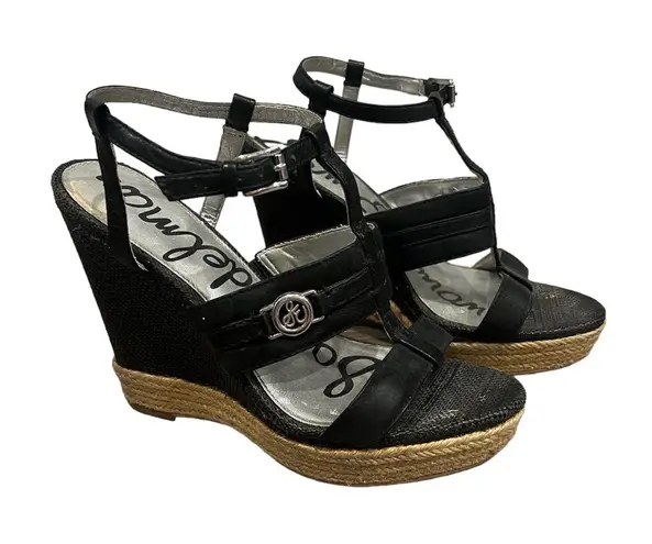 Sam Edelman Black Wedge Shoes (7.5)