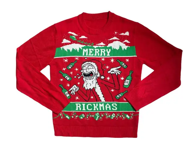 Rick and Morty Rickmas holiday Christmas sweater