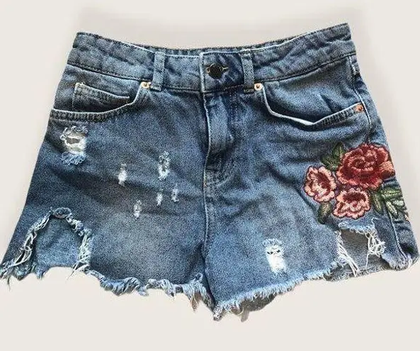 United Colors Of Benetton  Jean Shorts Embroidered 25