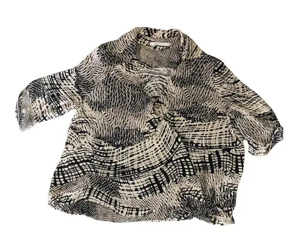 Lucy Paris Pink And White Leopard Wrap Top