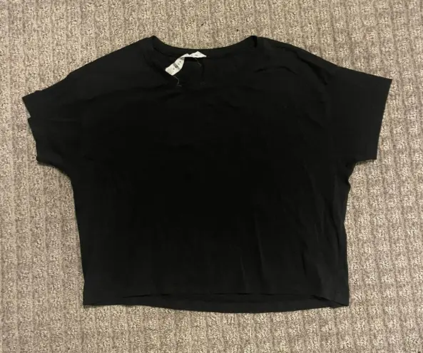 Lululemon Cates Crop Tee Black Size 2