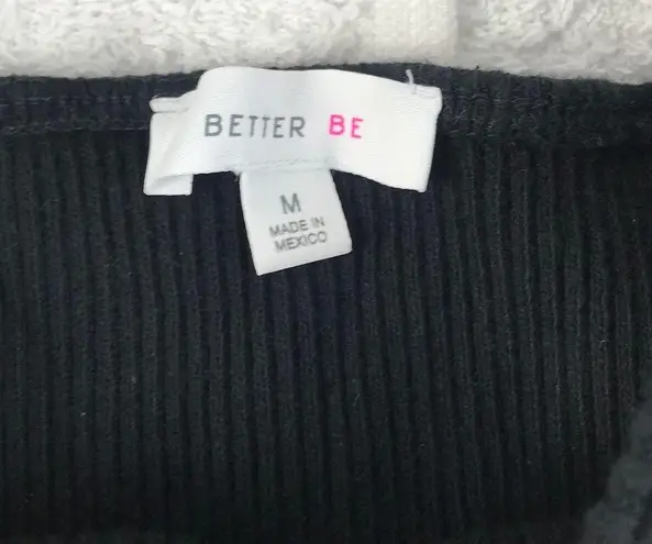 Better Be MD Black Cotton Cocktail Bodycon