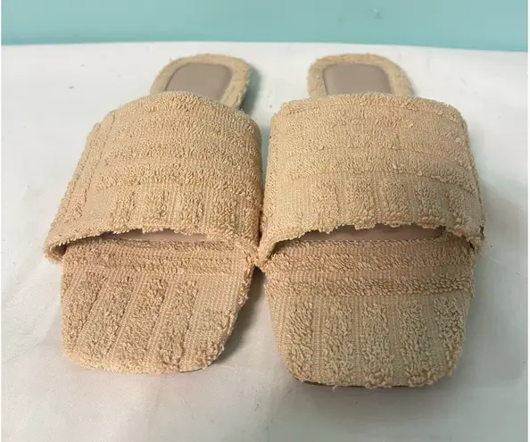 Womens Samara Fringe Slip On Casual Flats Shoes Tan Size 6