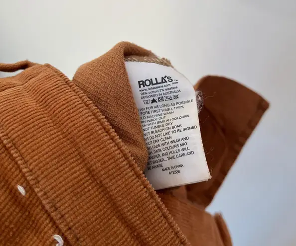 Rolla's ROLLA’S Eastcoast Flare Stretch Corduroy High Rise Jeans Tan Brown