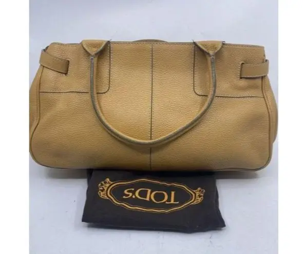 Tod's Tan Leather Shoulder Bag