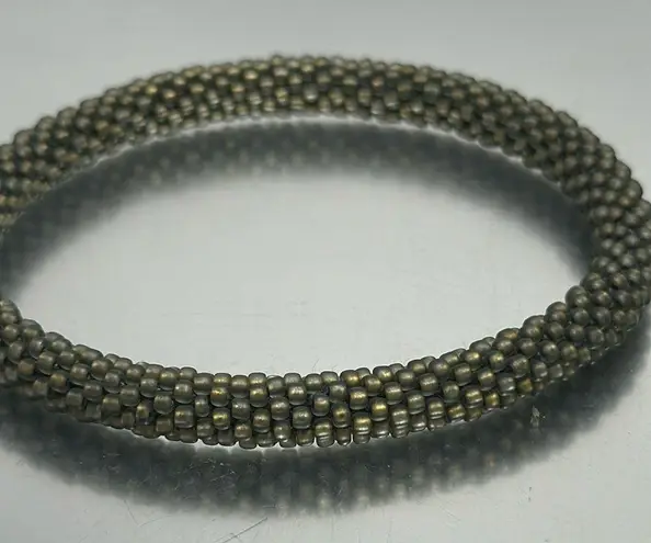Sashka Matte Brown/Khaki Bracelet 8”