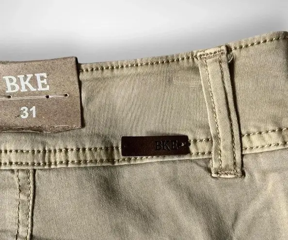 BKE Women's Parker Khaki High Rise Stretch Shorts Size 31 | NWT