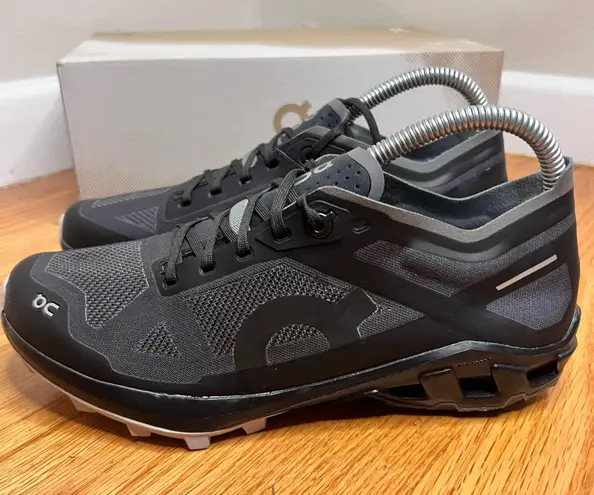 on cloud On Cloudventure Peak 3 Women's Trail Running Sneakers Black/Glacier, Size 7W