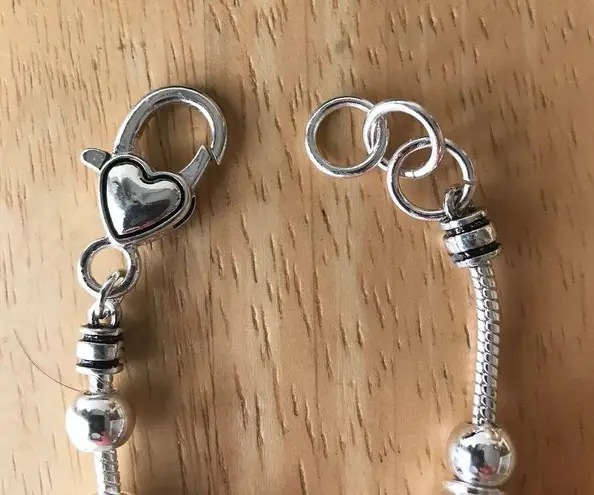 Patriotic Charm Bracelet USA Capitol Building Flag