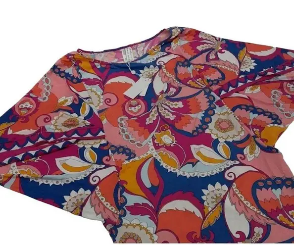 Trina Turk NWT  Sevilla Tunic Cover-Up Dress – Small Psychedelic 60s 70s style