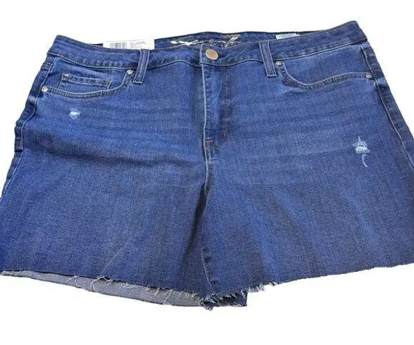 Seven7 Est. 1964 5" Inseam Weekend Short Denim Short US Size 16 Color Wild Fire