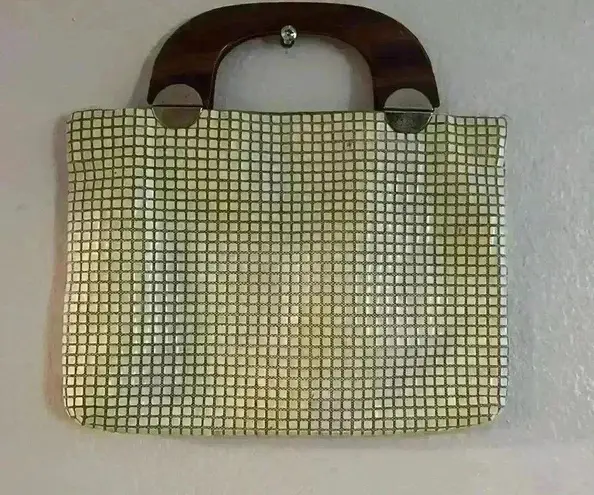 Vintage Square Bead Purse