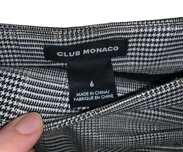 Club Monaco Ruffle gingham/plaid Pru Skirt