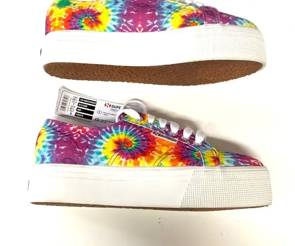 Superga NEW  2790 Tie Dye Platform Sneakers.