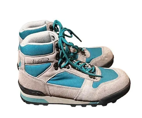 New Vintage Vasque 7591 Khaki Green Suede Hiking Boots Clarion 88 Goretex 9.5