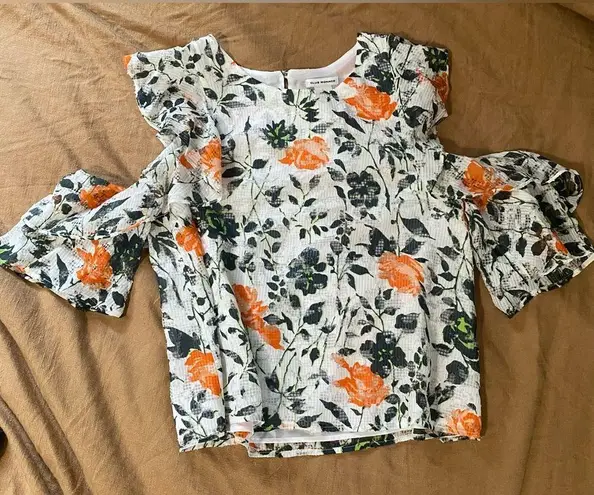 Club Monaco Floral Blouse