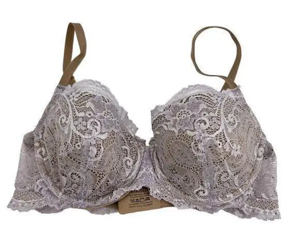Thirdlove Lace Balconette Bra Lined Cup Underwire Adjustable Strap sz 32D