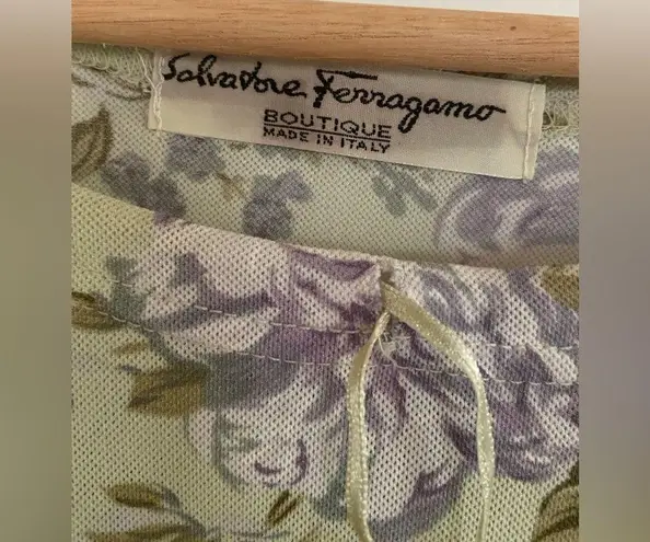 Salvatore Ferragamo Vintage  Floral Top