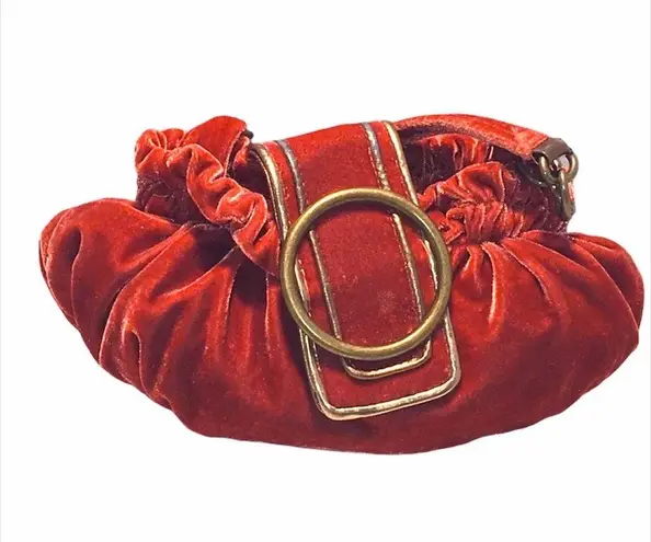 Velvety Mini Bag, Burnt Orange