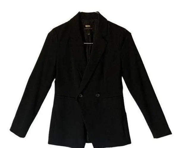 Banana Republic  womens size 4 small black blazer double button business casual