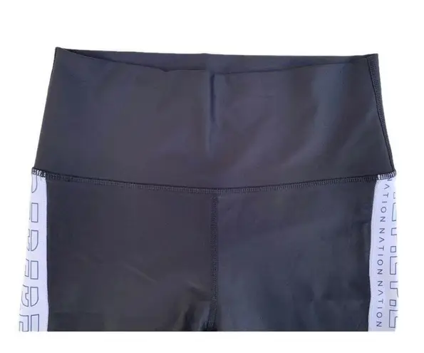 P.E. Nation Bang Bang High Rise Leggings Black 7/8 Colorblack NWT
