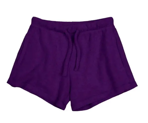 Soft Serve Cloud Cotton Shorts in Amethyst, Size XL Purple