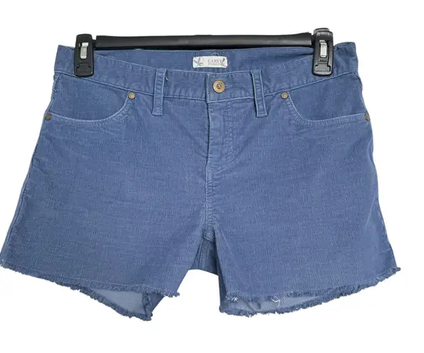 Carve Designs SZ 8 Oahu Corduroy Shorts Stretch Zip-Fly Mid-Rise Frayed Pockets