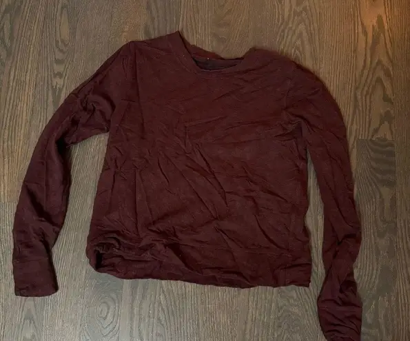 Kit and Ace Burgundy Sweatshirt Red