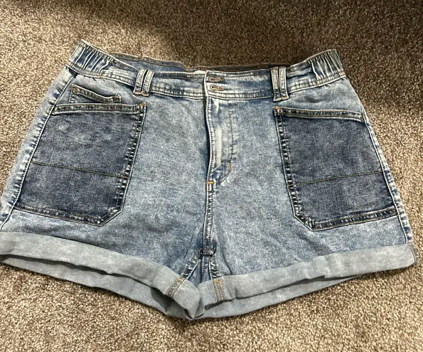 Time & Tru Jean Shorts 