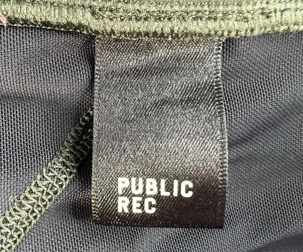 Public Rec 38 X 28 All Day Jogger Pants Nylon Stretch Waist High Rise Cuffed Green Size XXL