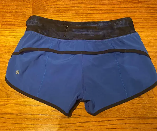 Lululemon Blue Speed Up Shorts