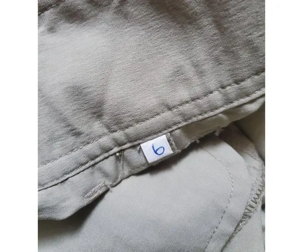 Isis Shorts Women 6 Pockets Khaki Outdoor Hike Camp Travel Zip Slash Pockets