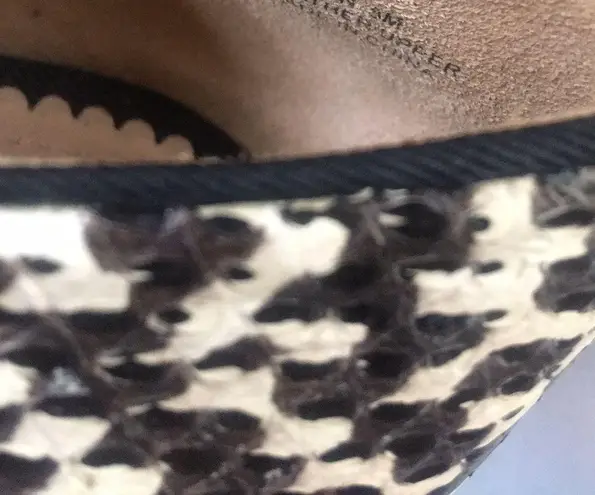 Pour La Victoire Carlin Snakeskin Leather Lace-Up Oxfords EUC 8