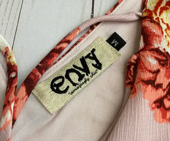 Envy Blush Pink Carnation A-Line Dress Sz M