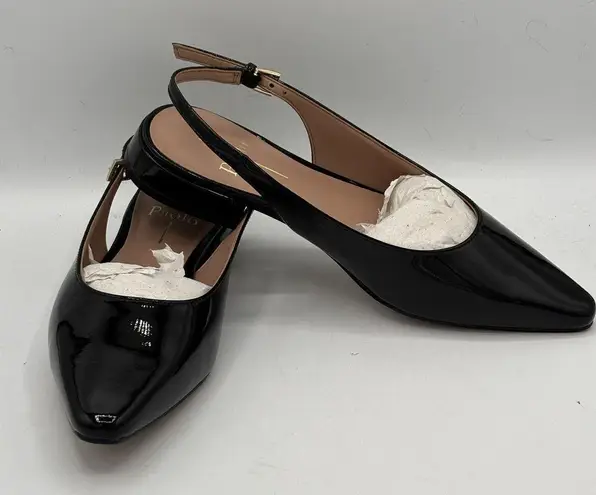 Linea Paolo Women's Shoes Black Delphi Pointed Toe Cut-Out Ballet Flats Size 5M