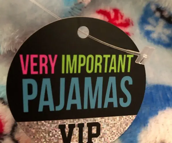 VERY IMPORTANT PAJAMAS Pull On Soft Plush Pj Bottoms Size Medium Womens New