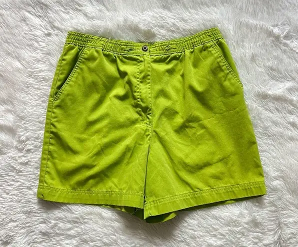 Westbound Lime Green Casual Shorts Size Large