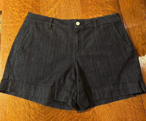 White House | Black Market Dark Blue Denim Shorts