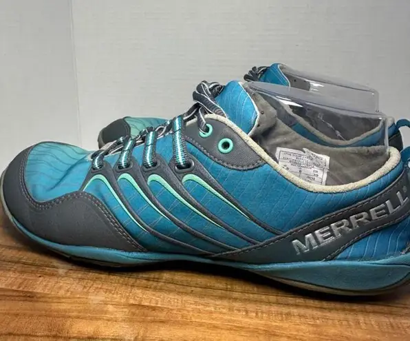 Merrell  vibram lithe glove castle rock blue lightweight shoes womens size 8.5