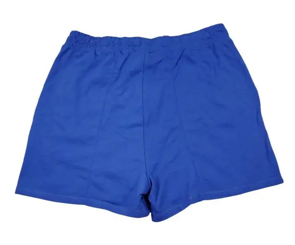 Sweaty Betty  After Class Short Hour Blue Cotton Athletic Shorts UK Large