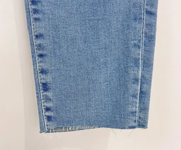 Frame New Le High Skinny Jeans High Rise Raw Edge Stretch Denim Europa