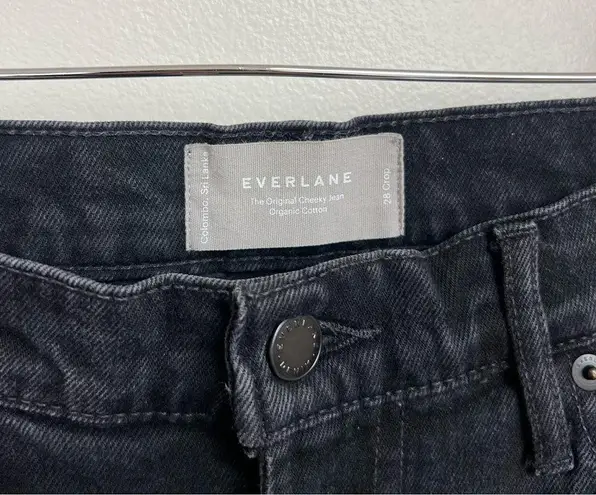 Everlane  The Original Cheeky Jean Organic Cotton Black 28 Crop