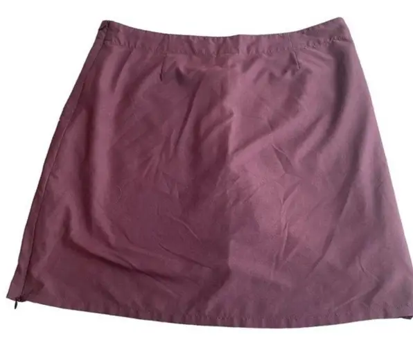 Patagonia  skort maroon burgundy size zip size 6