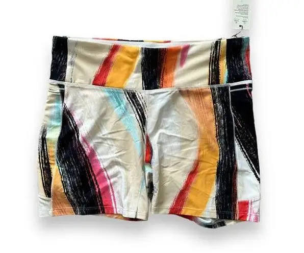 New Calia By Carrie Underwood Energize High Rise Bike Short Artisan Hand XXL White